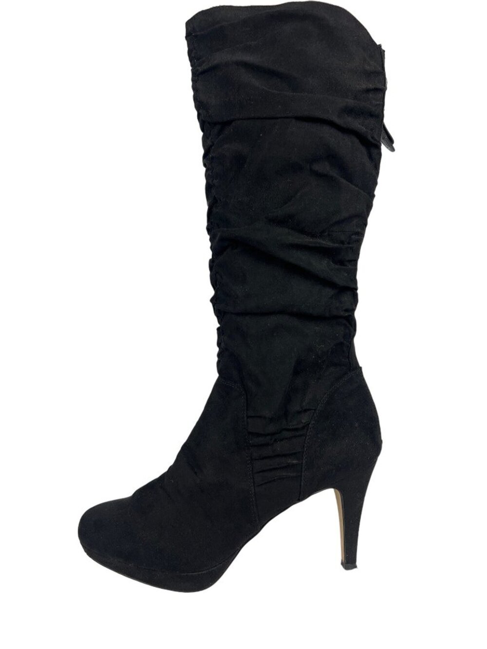 Adrienne Vittadini Peedro Suede Heel Slouch Boots size 10
